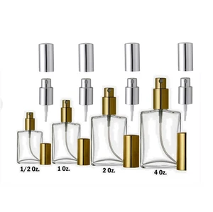 Botellas de perfume de lujo, botellas de spray, atomizadores recargables, 1/2, 1, 2 y 4 oz. - Imagen 1 de 14