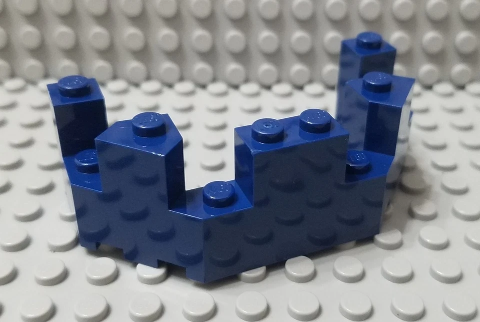 LEGO pieza torreta de roca castillo azul oscuro Foto 1 de 1