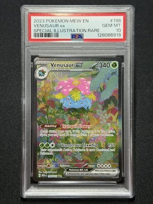 Pokémon TCG - Venusaur EX 198/165 - Scarlet & Violet 151 {PSA 10} - Image 1 of 3