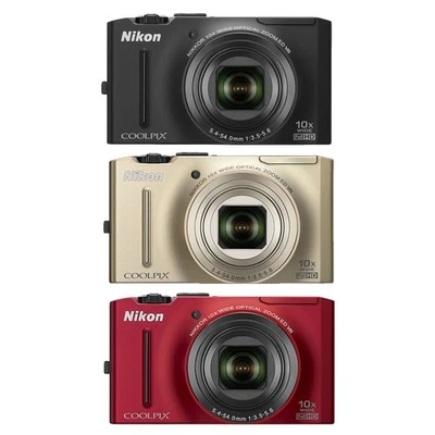 Nikon COOLPIX S8100 digital camera 12.1MP 10x optical zoom, 3.0" LCD, 1080p HD - Image 1 of 4