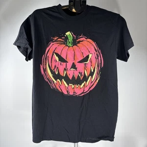 Angry Scary Jack o lantern t shirt Halloween Size Medium - Picture 1 of 7