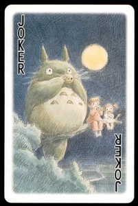 Tarjeta de póquer 1988 Nibariki-G Ensky My Neighbor Totoro japonés #JOKER - Imagen 1 de 2