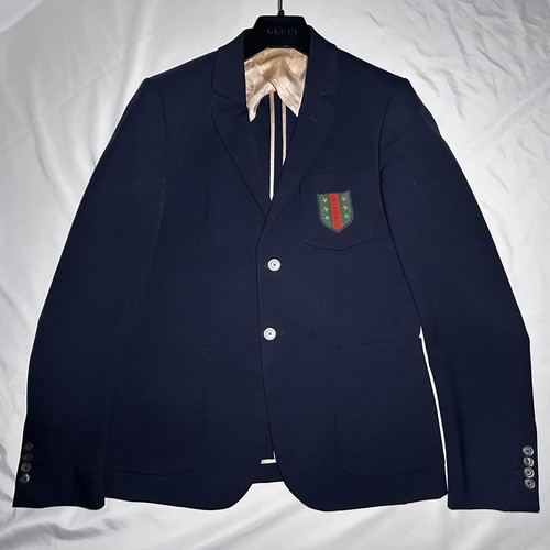 Giacca blazer Gucci Navy sartoriale uomo 48R usata in ottime condizioni