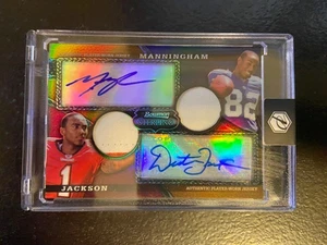 2008 TOPPS BOWMAN STERLING MARIO MANNINGHAM/ DEXTER JACKSON, AR-22 DUAL AUTO /75 - Picture 1 of 3