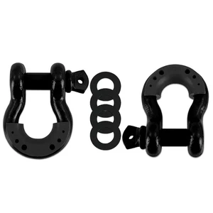 Mishimoto D-Ring Shackle Set 3/4, Steel, 2 Pieces, 9,500-lb. Working Load Limit - Picture 1 of 9