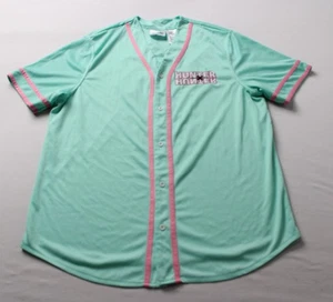 Hunter X Hunter Unisex Adult's S/S Gon Button Up Jersey JL3 Teal Medium - Picture 1 of 8
