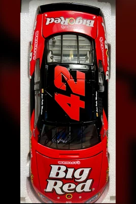 CARGADOR ROJO GRANDE AUTOGRAFIADO POR JUAN PABLO MONTOYA 2007 #42 1/24 año novato Foto 1 de 4