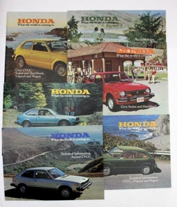 6 Honda Civic Sedan and Hatchback 1976. What the World is Coming To Brochures - Bild 1 von 14