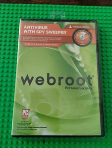 NEW 2011 Webroot Antivirus with Spy Sweeper (PC, Personal Edition) Sealed - Picture 1 of 3