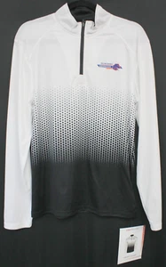 Boise State Broncos Logo 1/4 Viertel-Reißverschluss Langarmshirt Small weiß Pull Over - Bild 1 von 6