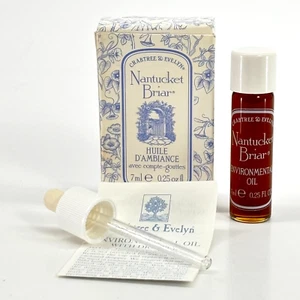 Crabtree & Evelyn NANTUCKET BRIAR Environmental Oil .25 fl oz Dropper New VTG - Picture 1 of 7