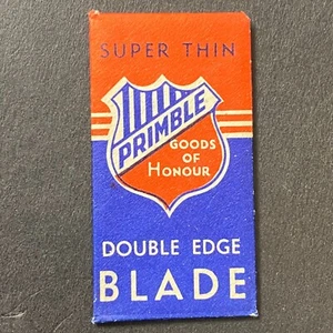 Primble Super Thin Belknap Louisville Shaving Razor Blade Packet c1940's-50's - Picture 1 of 2