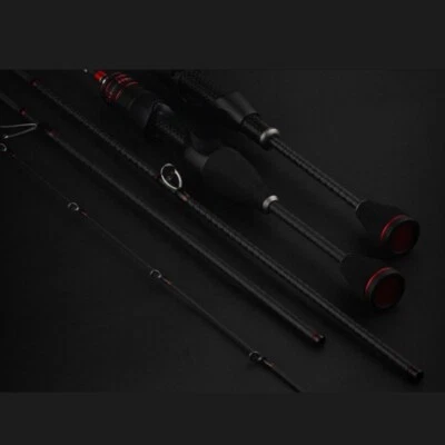 Travel Fishing Rod 1.3M 1.5M 1.65M Carbon Fiber Spinning Casting Rods 4 Sections - Image 1 of 4