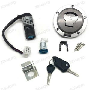Ignition Switch Fuel Gas Cap Seat Lock Set Fit Honda Rebel 300 CBR500R 2016-2019 - Picture 1 of 8