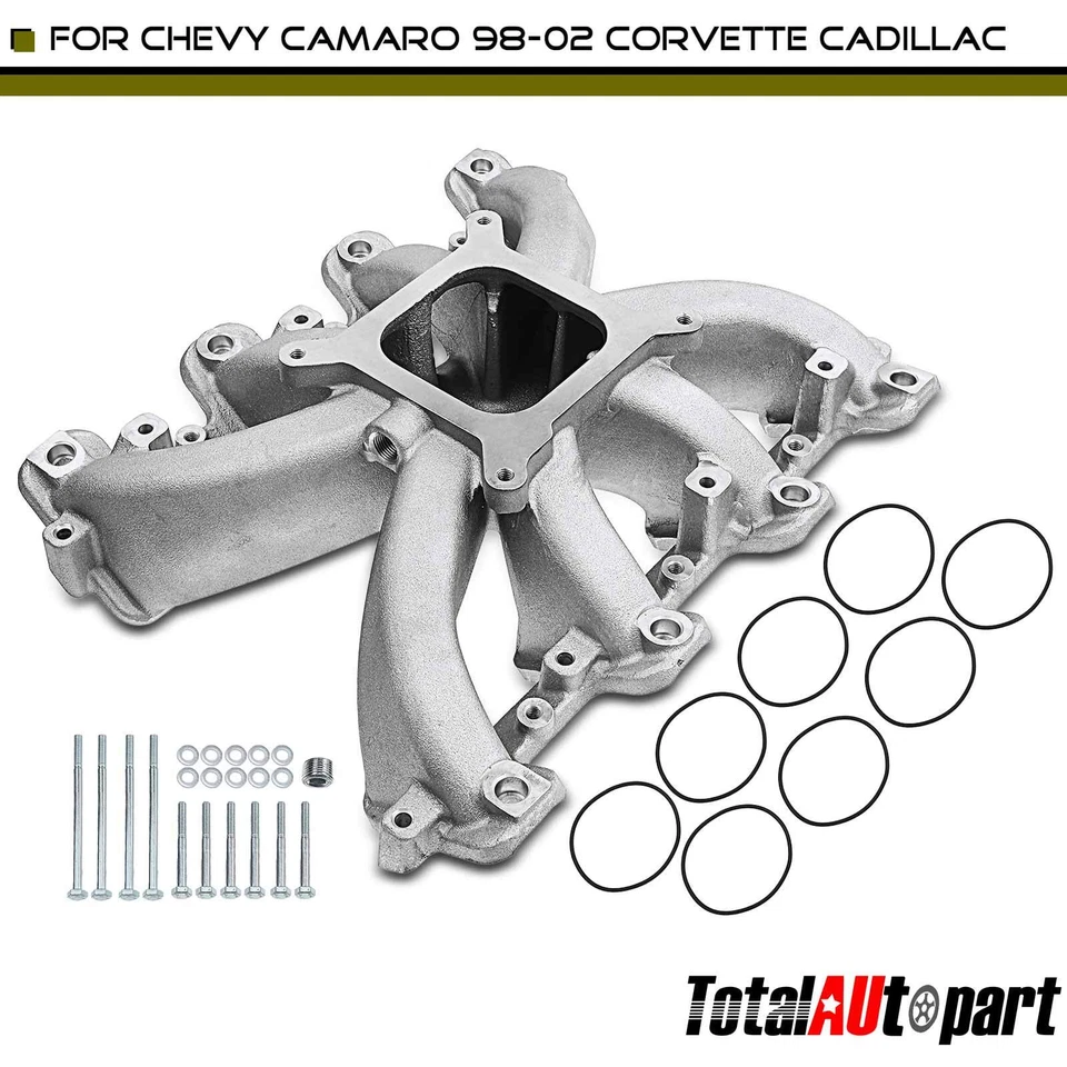 发动机进气歧管适用于雪佛兰科迈罗 1998 - 2002 Corvette 凯迪拉克上部 — 第 1/4 张图片