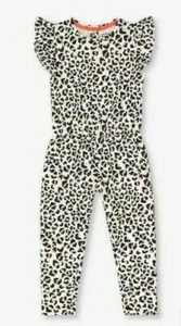 Myleene Klass Girls Baby Jumpsuit MY K Summer Outfit Pink Animal Leopard Print - Picture 1 of 3