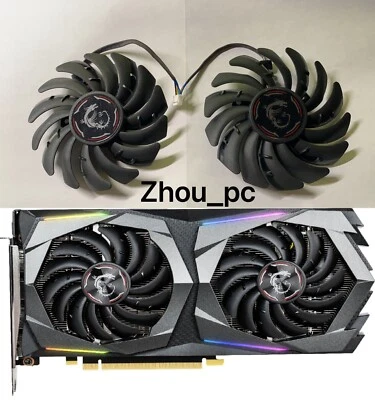 GPU Replacement cooler Fan For MSI GTX1650 1650S 1660 1660S 1660ti GAMING X - Image 1 of 3