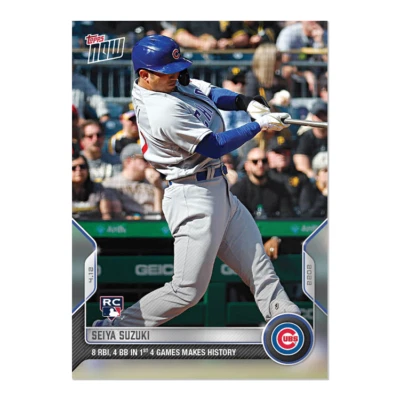 #40 Seiya Suzuki - 2022 MLB TOPPS NOW RC - Image 1 of 2