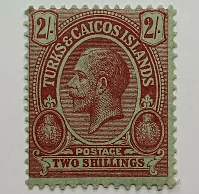 PRIMERAS ISLAS TURCAS Y CAICOS 2s SELLO COMO NUEVO REY GEORGE V MH OG Foto 1 de 2