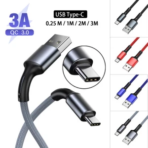 3A Fast Charger USB C Cable Type C Data Lead For Samsung S22 S21 S20 FE A12 A13 - Picture 1 of 15