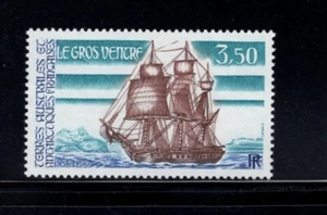 FSAT TAAF Antártico 1988 Barco Le Gros Ventre Siglo XVIII SC 136 Estampillada sin montar o nunca montada - Imagen 1 de 1