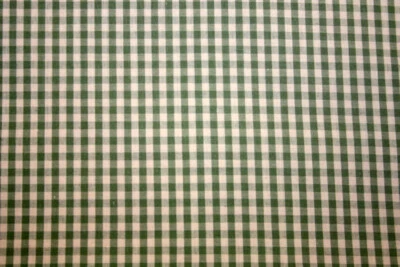 SAGE AND TAN GINGHAM - 100% COTTON FABRIC - Image 1 of 3