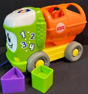 Fisher Price Sort and Spill Learning Truck with 2 Blocks Songs Sounds - Picture 1 of 8