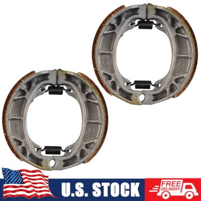 Brake Shoes Set with Springs For Honda XR75 SH50 SL70 SL90 SL125 CB100 CG125 Z50 - Изображение 1 из 4