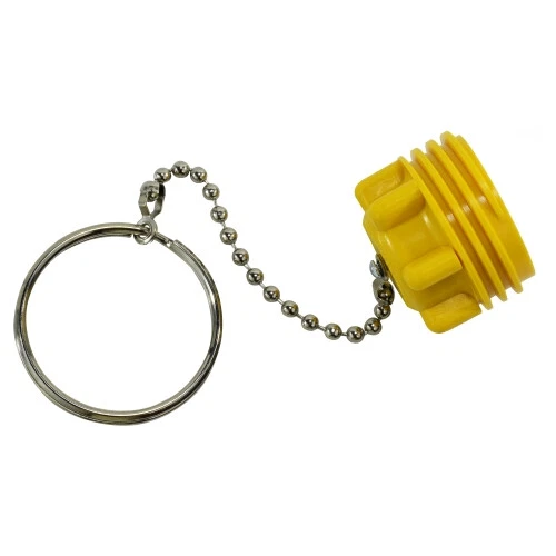 MARSHALL EXCELSIOR 1-3/4" Male Acme Dust Cap Plug ME179-1 Chain Tether Propane Tank Marshall LPG