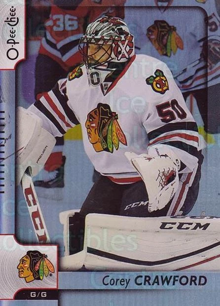 2017-18 O-Pee-Chee Rainbow Foil #259 Corey Crawford - Image 1 of 1