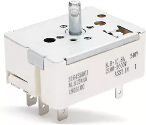 Interruttore elemento superficie gamma 8" Upgrade 316436001 per superficie stufa Frigidaire - Foto 1 di 4