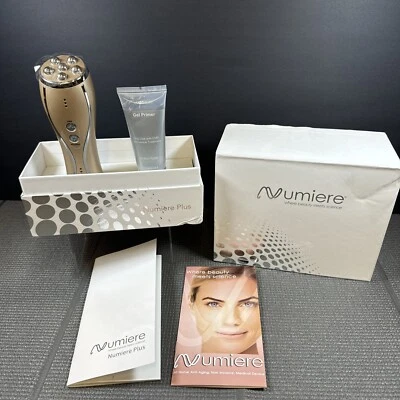 Dispositivo reductor de arrugas con gel NUMIERE PLUS Microcorriente y LED - Caja abierta Foto 1 de 4