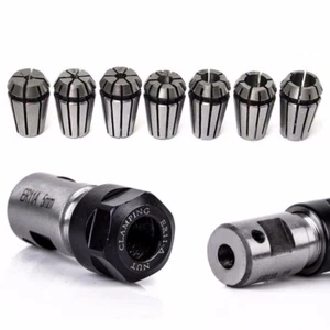 8pcs ER11 Spring Collet 1-7mm & 5mm ER11A Extension Rod Motor Shaft Holder CS - Picture 1 of 10