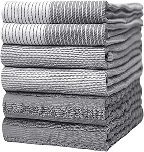 Premium Küchentücher (20”X 28”, 6er Pack) | Großes Baumwoll Küchentuch | Fl - Bild 1 von 12
