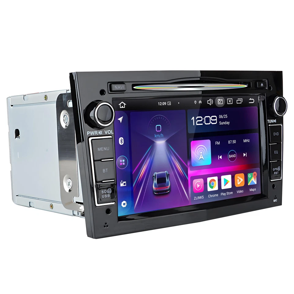 4+64GB Carplay Android DVD Autoradio GPS Navi Für Opel Astra H Corsa C D Vectra - Bild 1 von 4