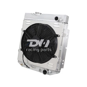3 Rows Radiator+Shroud+Fan For 1963-1966 Ford Mustang/60-65 Falcon/Mercury Comet - Picture 1 of 12