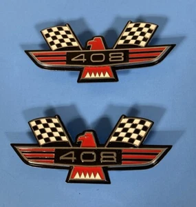408 Bird Fender Emblems -Red - Picture 1 of 2
