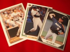1992 Topps #325 Joe Orsulak-1991 Leaf #292 Curt Schilling-1991 #735 Jack Clark 