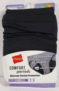 HANES Bikini Intimo Donna Taglia 7 Confezione da 3 Fresco e Secco "Protezione Leggera Perdite" - Foto 1 di 11