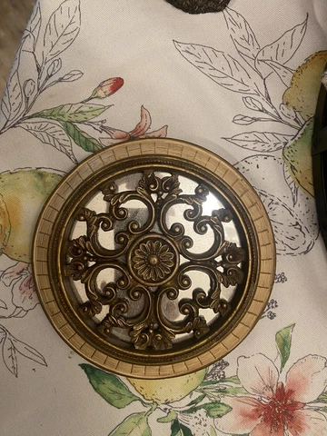 Vintage Tessellated Framed Scroll Lattice Mirrors Wall Decor Cover
