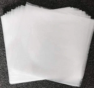 1000 12" PLASTIC POLYTHENE RECORD SLEEVES / COVERS 450G FREE 24 H DEL - Foto 1 di 1