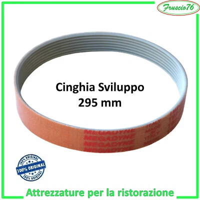CINGHIA per AFFETTATRICE TB2 295 MEGADYNE di Ricambio 8 Nervature ricambi h 16
