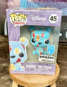Funko Pop Disney #45 Winnie The Pooh Art Amazon Exclusive Rough Box - Picture 1 of 6