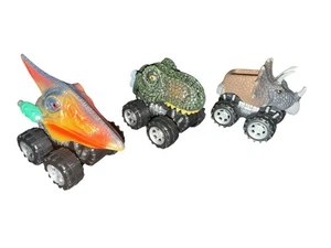 Wild Zoomies Pull Back And Roll Dinosaurs Set Of 3 - Picture 1 of 4