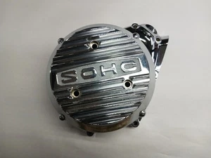 Honda cb750 sohc (69-78)   "SOHC chrome dyno cover.        Cafe, chopper (NEW) - Picture 1 of 6