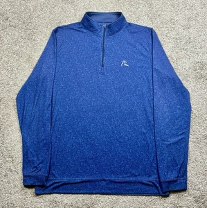 Camisa pulóver de golf Rhoback Performance para hombre 1/4 cremallera talla mediana manga larga - Imagen 1 de 7