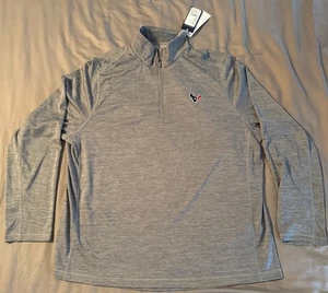 Camisa larga Slv Vineyard Vines NFL Houston Texans cuarto cremallera para hombre talla XL, gris - Imagen 1 de 12