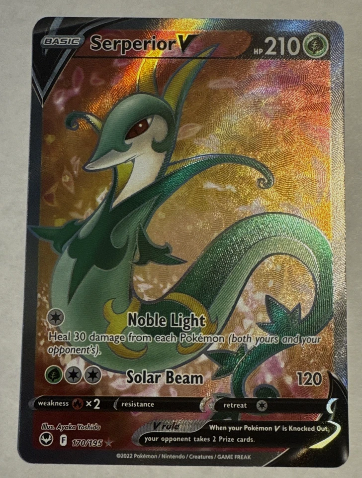 Serperior V (Full Art) 170/195 Swsh12: Sword & Shield - Silver Tempest Holo NM - Image 1 of 4