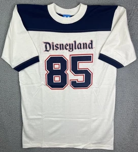 Vintage Disneyland 85 Football Style T Shirt 1985 Disney Size Large - Picture 1 of 10