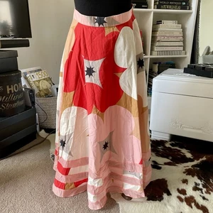 Trelise Cooper Janis Poplin The Way You Twirl Skirt Size 8 Au Near New Cotton - Bild 1 von 12